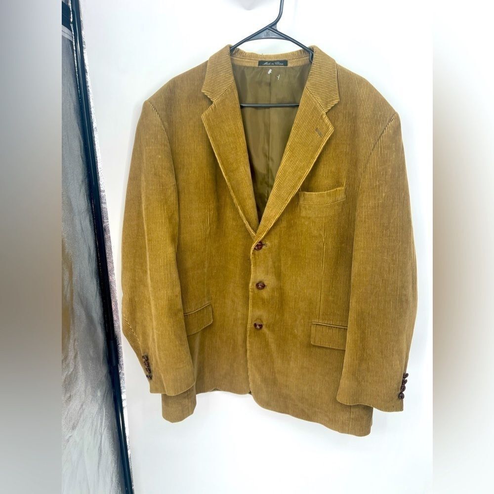 Zagato signature collection, size 46R brown corduroy men's blazer